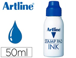 [50 CC-A] TINTA TAMPON ARTLINE AZUL BOTE 50 CC