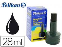 [351197] TINTA TAMPON PELIKAN NEGRO BOTE 28 ML