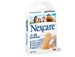 [7100226545 (330878)] TIRA PROTECTORA 3M NEXCARE PARA HERIDAS Y CORTES PLASTICOIMPERMEABLE CAJA DE 20 UNIDADES DIVERSOS TAMAÑOS