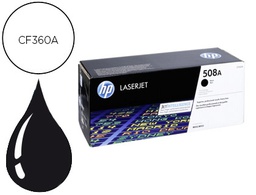 [CF360A] TONER HP 508A LASERJET ENTERPRISE M552/553/577 NEGRO 6.000 PAG