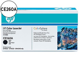 [CE260A] TONER HP COLOR LASERJET CP4025/CP4525 -CE260A- NEGRO 8.500 PAGS