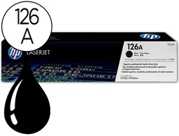 [CE310A] TONER HP LASERJET CP1025 MFP M175A CE310A NEGRO -1200 PAG-