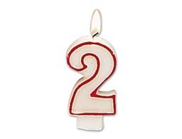 [Nº 2] VELA CUMPLEAÑOS LIDERPAPEL Nº2