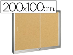 [KF03590] VITRINA DE ANUNCIOS Q-CONNECT MARCO DE ALUMINIO 1000 X 2000 MM