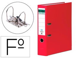 [100022673] ARCHIVADOR DE PALANCA ELBA CARTON FORRADO FOLIO ROJO LOMO DE 80 MM RADO CHIC