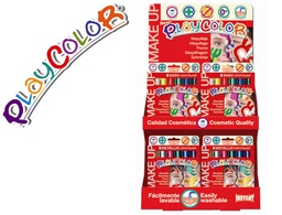 [1020 PLAYCOLOR] BARRA DE MAQUILLAJE PLAYCOLOR MAKE UP BASIC EXPOSITOR DE 24 UNIDADES COLORES SURTIDOS
