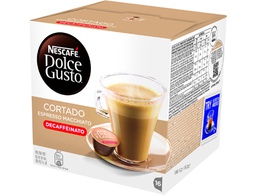 [12213078] CAFE DOLCE GUSTO CORTADO DESCAFEINADO CAJA MONODOSIS DE 16 UNIDADES