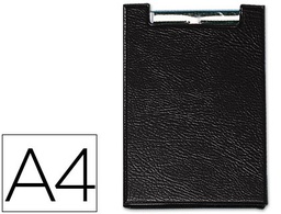 [460-NE] CARPETA SARO PLASTICO CON PINZA DIN A4 COLOR NEGRO