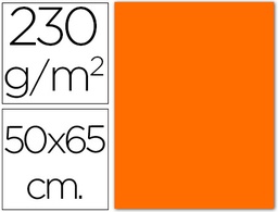 [13780] CARTULINA FLUORESCENTE NARANJA 50X65 CM 230 GR