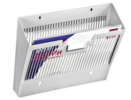 [1001230061] EXPOSITOR MURAL CEP DE PARED POLIESTIRENO REJILLA 1 COMPARTIMENTO GRIS 360X257X95 MM