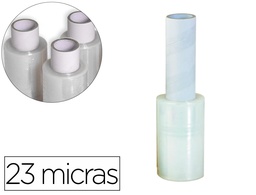 [PLA0100440TR] FILM EXTENSIBLE MANUAL ANCHO 100 MM LARGO 150 MT ESPESOR 23 MICRAS TRANSPARENTE