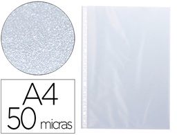 [KF24001] FUNDA MULTITALADRO Q-CONNECT DIN A4 50 MC PIEL DE NARANJA CAJA DE 100 UNIDADES