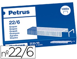 [55721] GRAPAS PETRUS Nº 22/6 COBREADAS CAJA DE 1000 UNIDADES