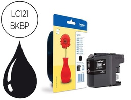 [LC121BKBP] INK-JET BROTHER DCP-J132W/152W/552DW/752DW &amp; MFC-J470DW/650DW/870DW NEGRO -300 PAG