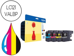 [LC121VALBP] INK-JET BROTHER DCP-J132W/152W/552DW/752DW MFC-J470DW/650DW/870DW PACK 4 COLORES -300 PAG