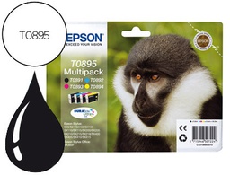 [C13T08954010] INK-JET EPSON T0895 MULTIPACK STYLUS S21/ SX100/SX105/ SX115/SX215/SX218/ SX400/SX40/ SX415 BX300 NEGRO