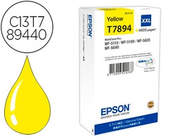 [C13T789440] INK-JET EPSON T7894XXL WF-5110 / 5190 / 5620 / 5690 AMARILLO ALTA CAPACIDAD