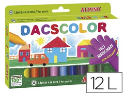 [DC050290] LAPICES CERA DACSCOLOR CAJA DE 12 COLORES