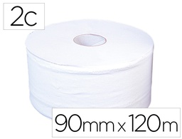 [10220208] PAPEL HIGIENICO JUMBO 2 CAPAS BLANCO MANDRIL DE 60 MM PARA DISPENSADOR 325