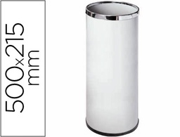 [301-B] PARAGUERO METALICO 301 BLANCO AROS CROMADOS 50X21,5 CM