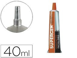 [62601-00000-04] PEGAMENTO SUPERGEN CONTACTO INCOLORO 40 ML UNIDAD