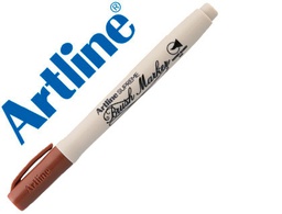 [EPF-F-MA] ROTULADOR ARTLINE SUPREME BRUSH PINTURA BASE DE AGUA PUNTA TIPO PINCEL TRAZO VARIABLE MARRON