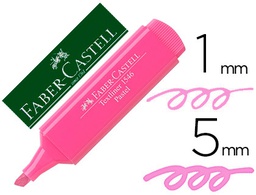[154654] ROTULADOR FABER FLUORESCENTE 46-54 COLOR PASTEL ROSA