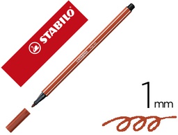 [68/75] ROTULADOR STABILO ACUARELABLE PEN 68 SIENA TOSTADO PUNTA GRUESA 1MM