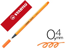 [88/29] ROTULADOR STABILO PUNTA DE FIB RA POINT 88 CARNE OSCURO PUNTA FINA 0,4MM