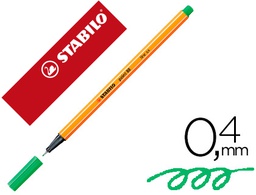 [88/16] ROTULADOR STABILO PUNTA DE FIB RA POINT 88 ESMERALDA CLARO PUNTA FINA 0,4MM