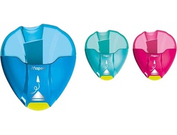 [032711] SACAPUNTAS MAPED PLASTICO I-GLOO 1 USO CON DEPOSITO COLORES SURTIDOS