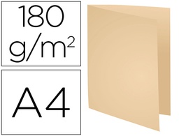 [420002E] SUBCARPETA CARTULINA RECICLADA EXACOMPTA DIN A4 CREMA 170 GR