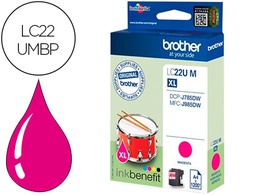 [LC22UMBP] INK-JET BROTHER LC22UMBP XL DCP-J785DW / DCP-J785DWXL / MFC-J985DW / MFC-J985DW MAGENTA 1.200 PAG