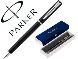 [2068196] PLUMA WATERMAN ALLURE LACA NEGRA EN ESTUCHE DE REGALO
