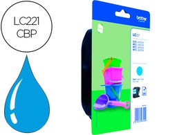 [LC221CBP] INK-JET BROTHER LC221C DCP-J562DW / MFC-J480DW / 680DW / 880DW CIAN 260 PAGINAS