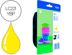 [LC221YBP] INK-JET BROTHER LC221Y DCP-J562DW / MFC-J480DW / 680DW / 880DW AMARILLO 260 PAGINAS