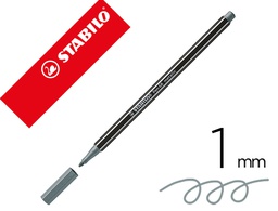 [68/805] ROTULADOR STABILO ACUARELABLE PEN 68 METALICO PLATA PUNTA GRUESA 1MM