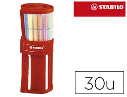 [6830-2] ROTULADOR STABILO PUNTA DE FIBRA PEN 68 ESTUCHE ROLLERSET DE 30 UNIDADES COLORES SURTIDOS