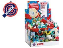 [10X15 MINI] MINIPORTARROLLO EUROCEL PARA CINTAS 10 MT X 15 MM UNIDAD