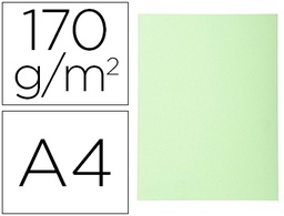 [420013E] SUBCARPETA CARTULINA RECICLADA EXACOMPTA DIN A4 VERDE VIVO 170 GR