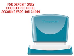 [QPTL-Q1648RU Q11 RO] SELLO X'STAMPER QUIX PERSONALIZABLE COLOR ROJO MEDIDAS 16X48 MM Q-11