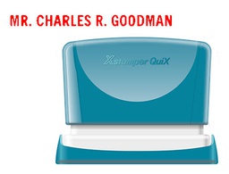 [QPTL-Q0460RU Q05 RO] SELLO X'STAMPER QUIX PERSONALIZABLE COLOR ROJO MEDIDAS 4X60 MM Q-05