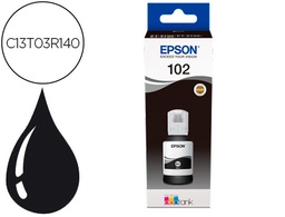 [C13T03R140] TINTA EPSON Nº 102 NEGRO ET-4750 ET-3700 ET-2750 ET 3750 ET-2756 ET-2700  BOTELLA 70 ML 7.500 PAG 