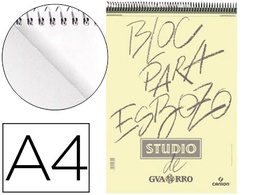 [C200400254] BLOC DIBUJO ESBOZO CANSON DIN A4 MICROPERFORADO 21X29,7 CM 100 HOJAS GRANO FINO 90 GR/M2