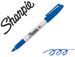 [S0810950] ROTULADOR SHARPIE PERMANENTE PUNTA FINA AZUL