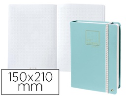 [237984Q] LIBRETA QUO VADIS LIFE JOURNAL INFINITE DOTS PUNTOS 15X21 CM 224 HOJAS TAPA SIMILPIEL VERDE