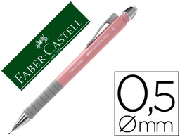 [232501] PORTAMINAS FABER CASTELL 0.5 MM APOLLO RETRACTIL COLOR ROSA CLARO