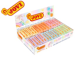 [70P] PLASTILINA JOVI 70 TAMAÑO PEQUEÑO CAJA DE 30 UNIDADES COLORES PASTEL SURTIDOS 50G