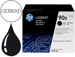 [CE390XD] TONER HP LASERJET 90X ENTERPRISE M4555MFP NEGRO PACK DE 2 UNIDADES 24000 PAGINAS