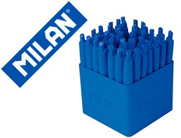 [176530140] BOLIGRAFO MILAN P1 EXPOSITOR RETRACTIL 1 MM TOUCH MINI AZUL EXPOSITOR DE 40 UNIDADES